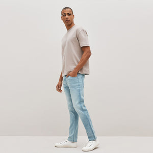 Bleach Blue Slim Fit Soft Touch Stretch Jeans
