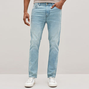Bleach Blue Slim Fit Soft Touch Stretch Jeans