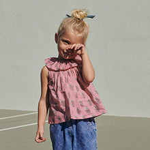 Load image into Gallery viewer, Pink Frill Collar Blouse (3mths-6yrs)
