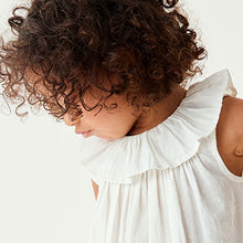 Load image into Gallery viewer, White Frill Collar Blouse (3mths-6yrs)
