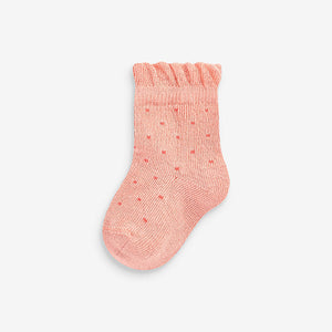 Pastel Baby Socks 5 Pack (0mths-2yrs)