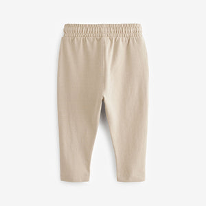 Light Stone Pique Pintuck Joggers (3mths-6yrs)