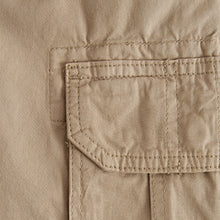 Load image into Gallery viewer, Stone Natural 100% Cotton Cargo Shorts
