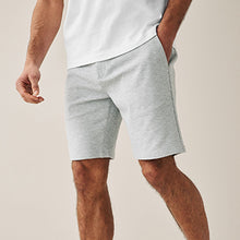 Load image into Gallery viewer, Grey Smart Jersey Chino Shorts
