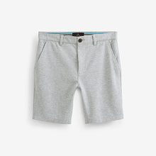 Load image into Gallery viewer, Grey Smart Jersey Chino Shorts
