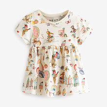 Load image into Gallery viewer, Cream Bunny Holiday Cotton T-Shirt (3mths-6yrs)
