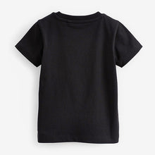 Load image into Gallery viewer, Black/Gold Little Prince Short Sleeve Character T-Shirt (3mths-6yrs)
