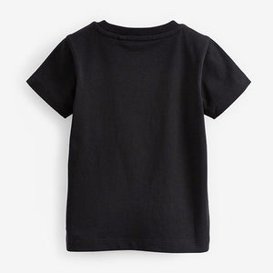 Black/Gold Little Prince Short Sleeve Character T-Shirt (3mths-6yrs)
