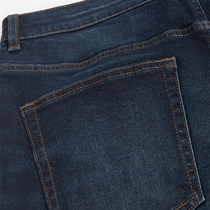 Blue Deep Slim Fit Vintage Stretch Authentic Jeans