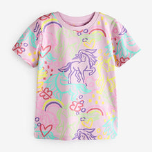 Load image into Gallery viewer, Lilac Unicorn T-Shirt (3-12yrs)
