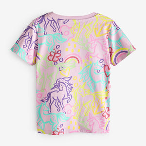 Lilac Unicorn T-Shirt (3-12yrs)