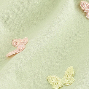 Green Crochet Butterfly T-Shirt (3-12yrs)