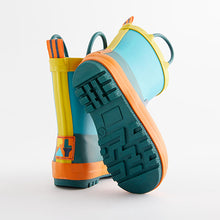 Load image into Gallery viewer, Bright Colourblock Handle Wellies (Younger Boys)
