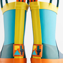 Load image into Gallery viewer, Bright Colourblock Handle Wellies (Younger Boys)
