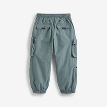 Load image into Gallery viewer, Petrol Blue Lined Parachute Cargo Trousers (3-12yrs)
