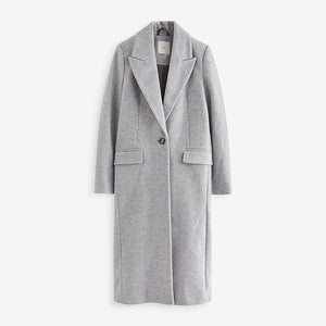 Grey Revere Collar Coat