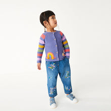 Load image into Gallery viewer, Blue Character Cardigan (3mths-5yrs)
