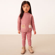 Load image into Gallery viewer, Pink Jumper And Leggings Set (3mths-7yrs)
