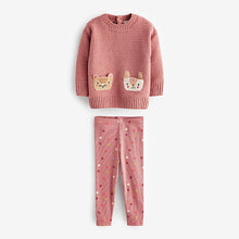 Load image into Gallery viewer, Pink Jumper And Leggings Set (3mths-7yrs)
