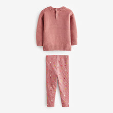 Load image into Gallery viewer, Pink Jumper And Leggings Set (3mths-7yrs)
