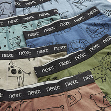 Load image into Gallery viewer, Linear Animal Trunks 7 Pack (1.5-10yrs)
