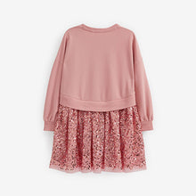 Load image into Gallery viewer, Pink Sequin Sweat Dress (3-12yrs)
