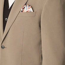 Load image into Gallery viewer, Taupe Skinny Fit Motionflex Stretch Suit: Jacket
