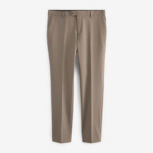 Load image into Gallery viewer, Taupe Skinny Fit Motionflex Stretch Suit: Trousers
