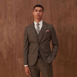 Brown Check Suit: Jacket