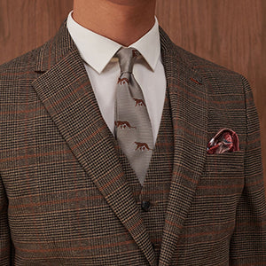 Brown Check Suit: Jacket