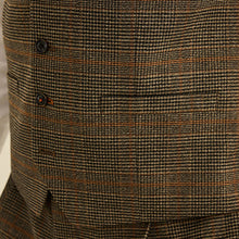 Load image into Gallery viewer, Brown Check Suit Waistcoat

