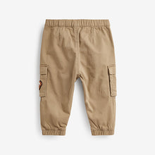 Load image into Gallery viewer, Tan Brown Bear Cargo Trousers (3mths-6yrs)
