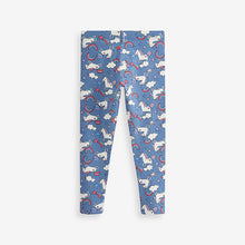 Load image into Gallery viewer, Blue/Pink Unircorn Rainbow Printed Leggings (3-12yrs)
