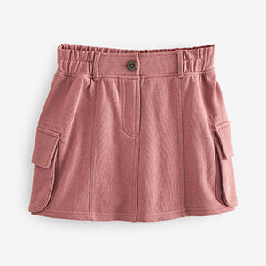 Pink Jersey Cargo Utility Skirt (3-12yrs)