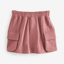 Load image into Gallery viewer, Pink Jersey Cargo Utility Skirt (3-12yrs)
