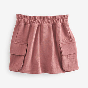 Pink Jersey Cargo Utility Skirt (3-12yrs)