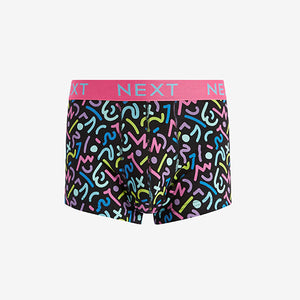 Bright Dot Dash Pattern Hipsters 4 Packs