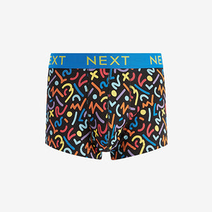 Bright Dot Dash Pattern Hipsters 4 Packs