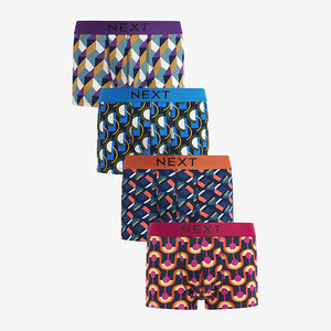 Rich Geo Pattern Hipsters 4 Pack