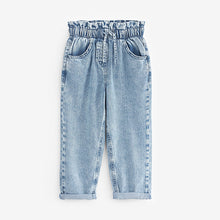 Load image into Gallery viewer, Denim Tie Waist Paperbag Jeans (3-12yrs)
