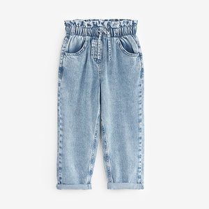 Denim Tie Waist Paperbag Jeans (3-12yrs)