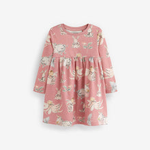 Load image into Gallery viewer, Long Sleeve Jersey Dress (3mths-6yrs)
