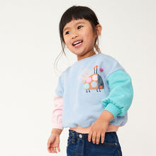 Load image into Gallery viewer, Blue Ladybird Sweatshirt (3mths-6yrs)
