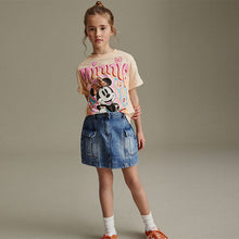 Load image into Gallery viewer, Denim Blue Cargo Skirt (3-12yrs)
