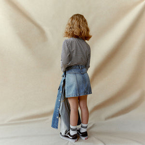 Denim Blue Cargo Skirt (3-12yrs)