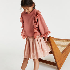 Pink Metallic Skirt (3-12yrs)