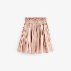 Pink Metallic Skirt (3-12yrs)