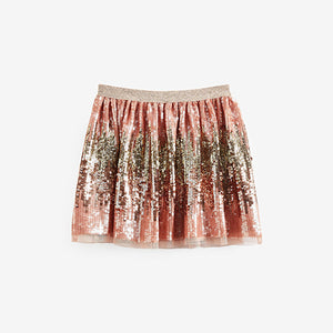 Gold Ombre Sequin Skirt (3-12yrs)