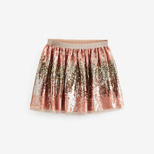 Load image into Gallery viewer, Gold Ombre Sequin Skirt (3-12yrs)
