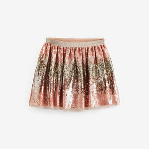 Gold Ombre Sequin Skirt (3-12yrs)